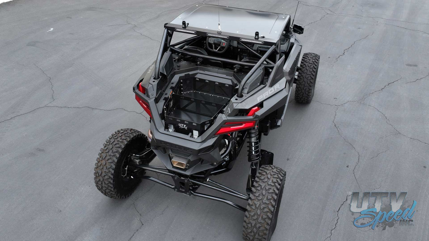 Pro XP, Pro R and Turbo R Cargo Rack Bed Box by UTV Speed