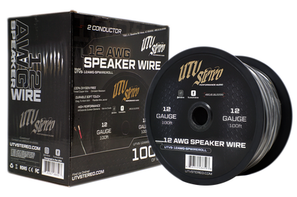 12 AWG Speaker Wire Roll - 100ft | UTVS-12AWG-SPWIRE-ROLL