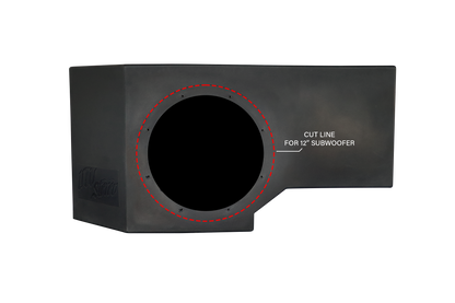 Can-Am® Defender 1200W Single Passenger Side 10" Subwoofer Kit  | UTVS-DEF-SUB-1200-PASS