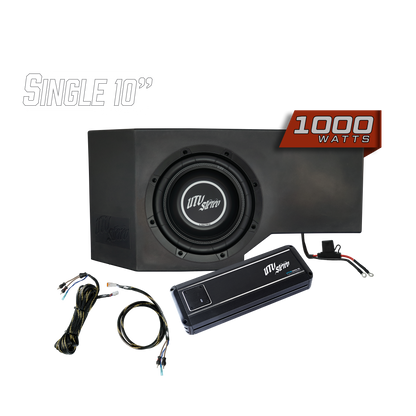 Can-Am® Defender 1000W Single Passenger Side 10" Subwoofer Kit | UTVS-DEF-SUB-1000-PASS