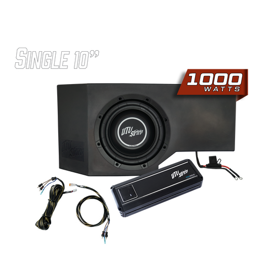 Can-Am® Defender 1000W Single Passenger Side 10" Subwoofer Kit | UTVS-DEF-SUB-1000-PASS