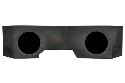 Can-Am® Defender Vented 10" Passenger Subwoofer Enclosure Unloaded | UTVS-DEF-VENC-UNDRST-PASS