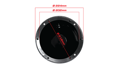 8" Cage Mount Pods - Unloaded (Pair) | UTVS-ECP8