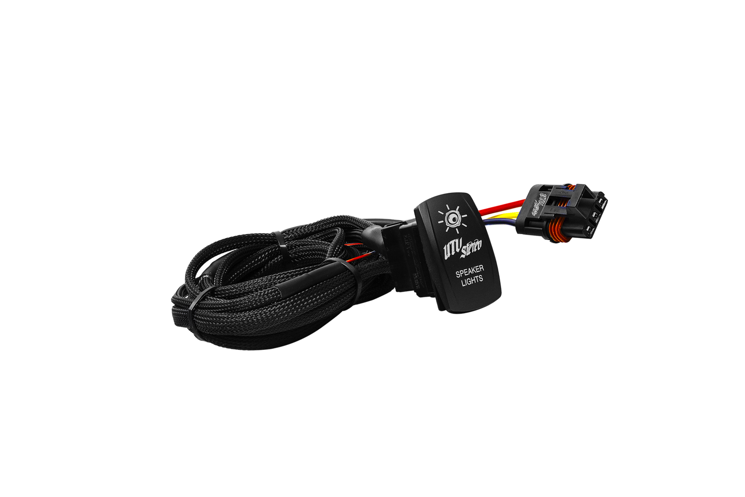 RZR® Pro Series Low Current Harness + Rocker Switch &amp; Pulse Bar Plug | UTVS-PRO-HRN-LC-RKR