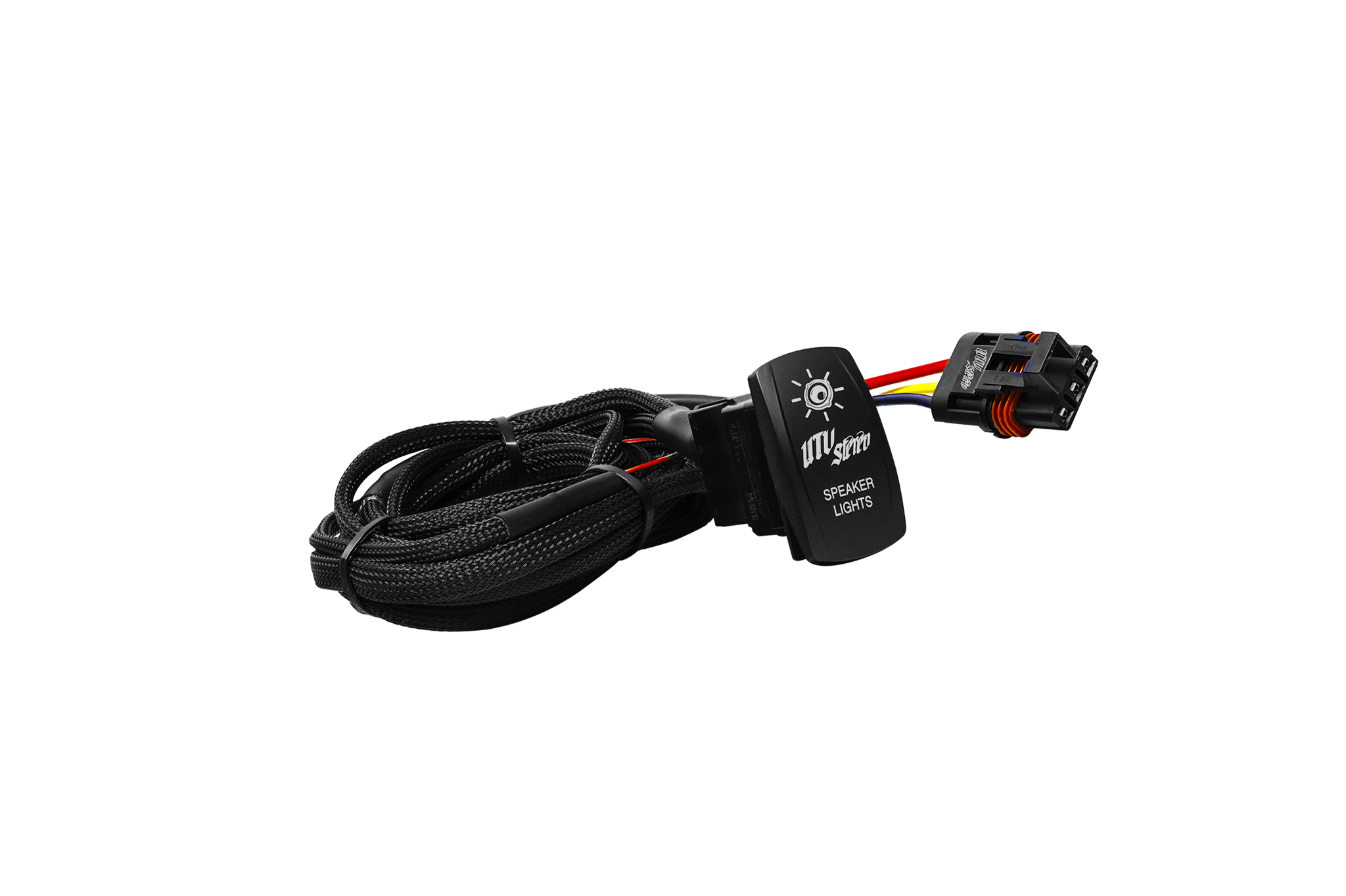 RZR® Pro Series Low Current Harness + Rocker Switch &amp; Pulse Bar Plug | UTVS-PRO-HRN-LC-RKR