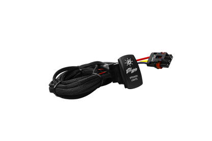 RZR® Pro Series Low Current Harness + Rocker Switch &amp; Pulse Bar Plug | UTVS-PRO-HRN-LC-RKR