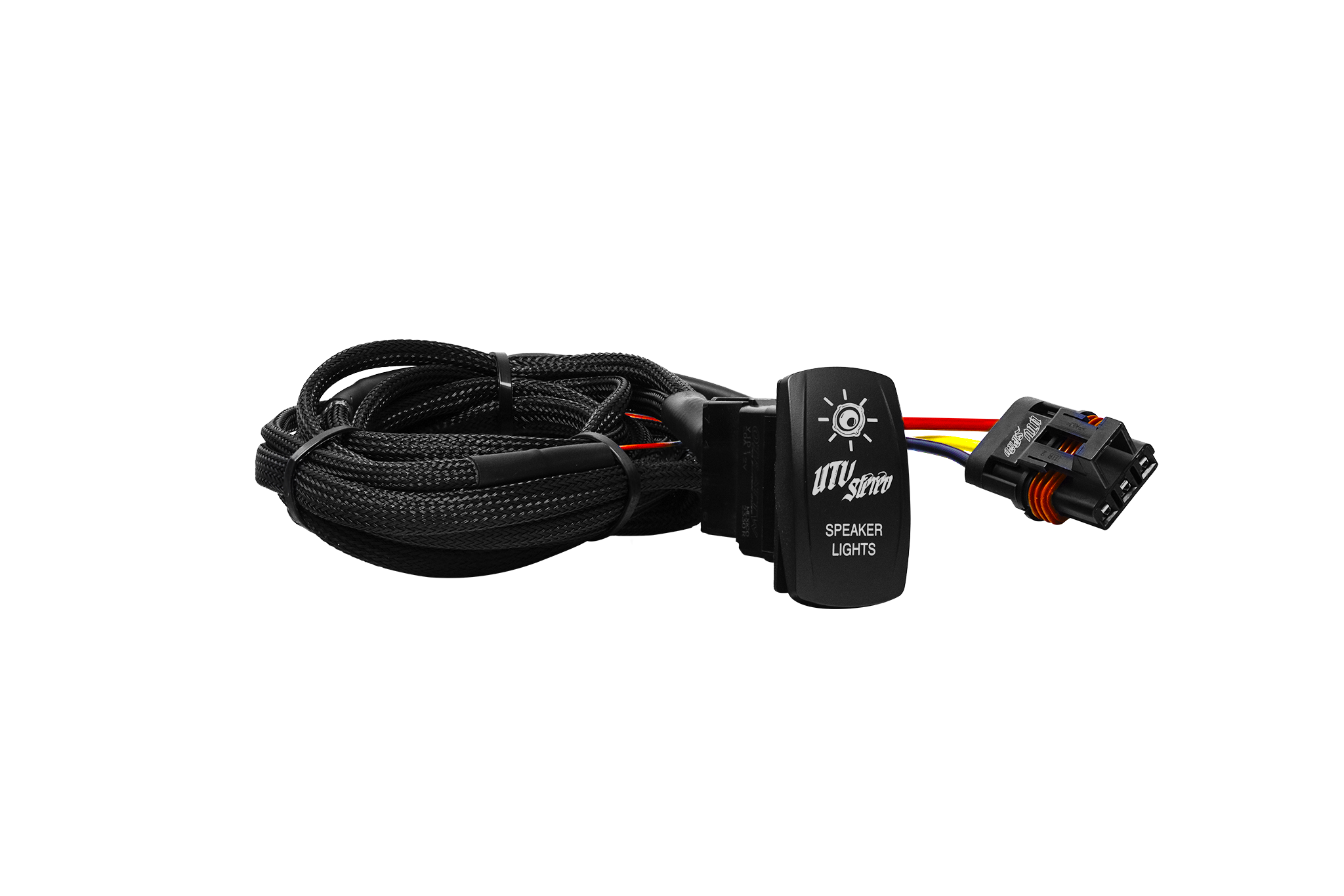 RZR® Pro Series Low Current Harness + Rocker Switch &amp; Pulse Bar Plug | UTVS-PRO-HRN-LC-RKR
