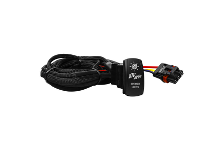 RZR® Pro Series Low Current Harness + Rocker Switch &amp; Pulse Bar Plug | UTVS-PRO-HRN-LC-RKR