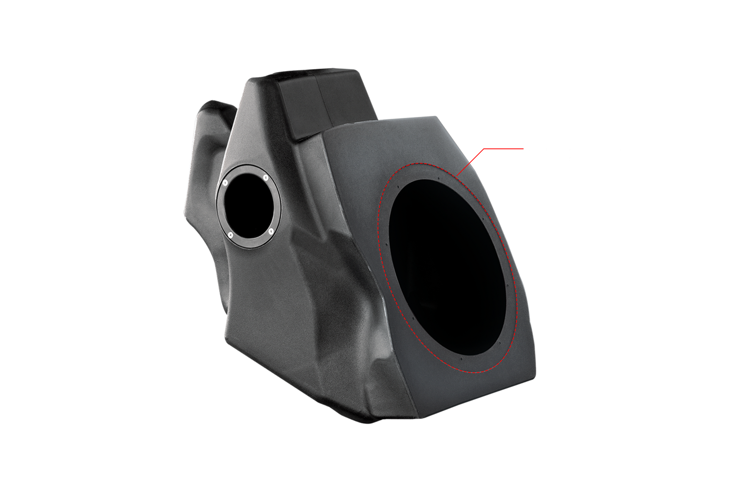 RZR® Pro Series 10" Vented Dash Subwoofer Enclosure | UTVS-PRO-VENC-DASH