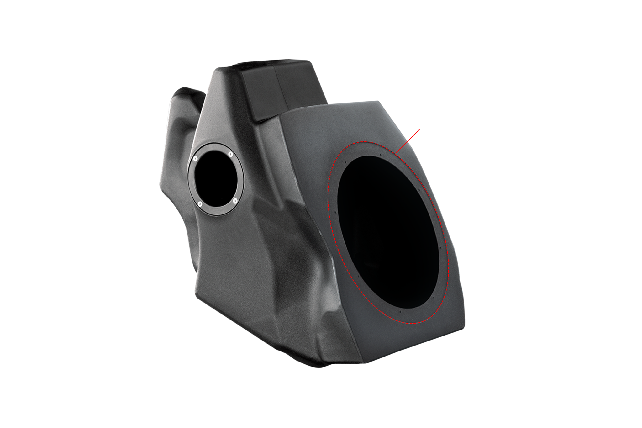 RZR® Pro Series 10" Vented Dash Subwoofer Enclosure | UTVS-PRO-VENC-DASH