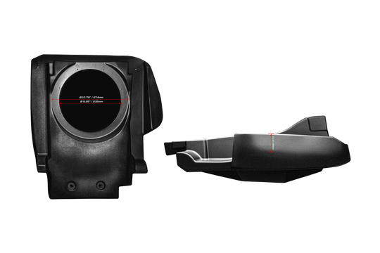 Can-Am® Maverick R 10" Front Subwoofer Enclosure – Unloaded | UTVS-R-ENC-10-FPASS