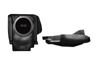Can-Am® Maverick R 10" Front Subwoofer Enclosure – Unloaded | UTVS-R-ENC-10-FPASS