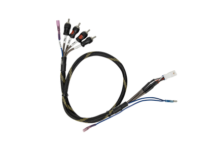 Can-Am® Maverick R BRP GO Front &amp; Rear RCA Output Harness + Remote | UTVS-GO-RCA-OUT