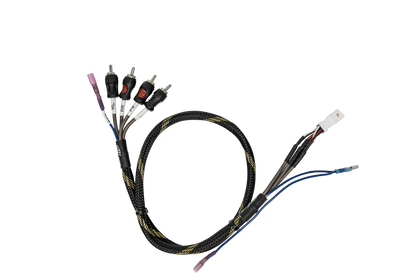 Can-Am® Maverick R BRP GO Front &amp; Rear RCA Output Harness + Remote | UTVS-GO-RCA-OUT