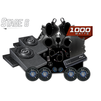 Can-Am® Maverick R Signature Series Stage 6 Stereo Kit | UTVS-R-S6-S