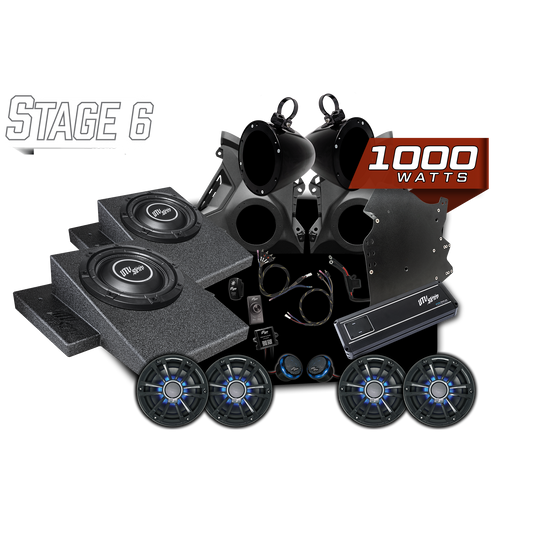 Can-Am® Maverick R Signature Series Stage 6 Stereo Kit | UTVS-R-S6-S