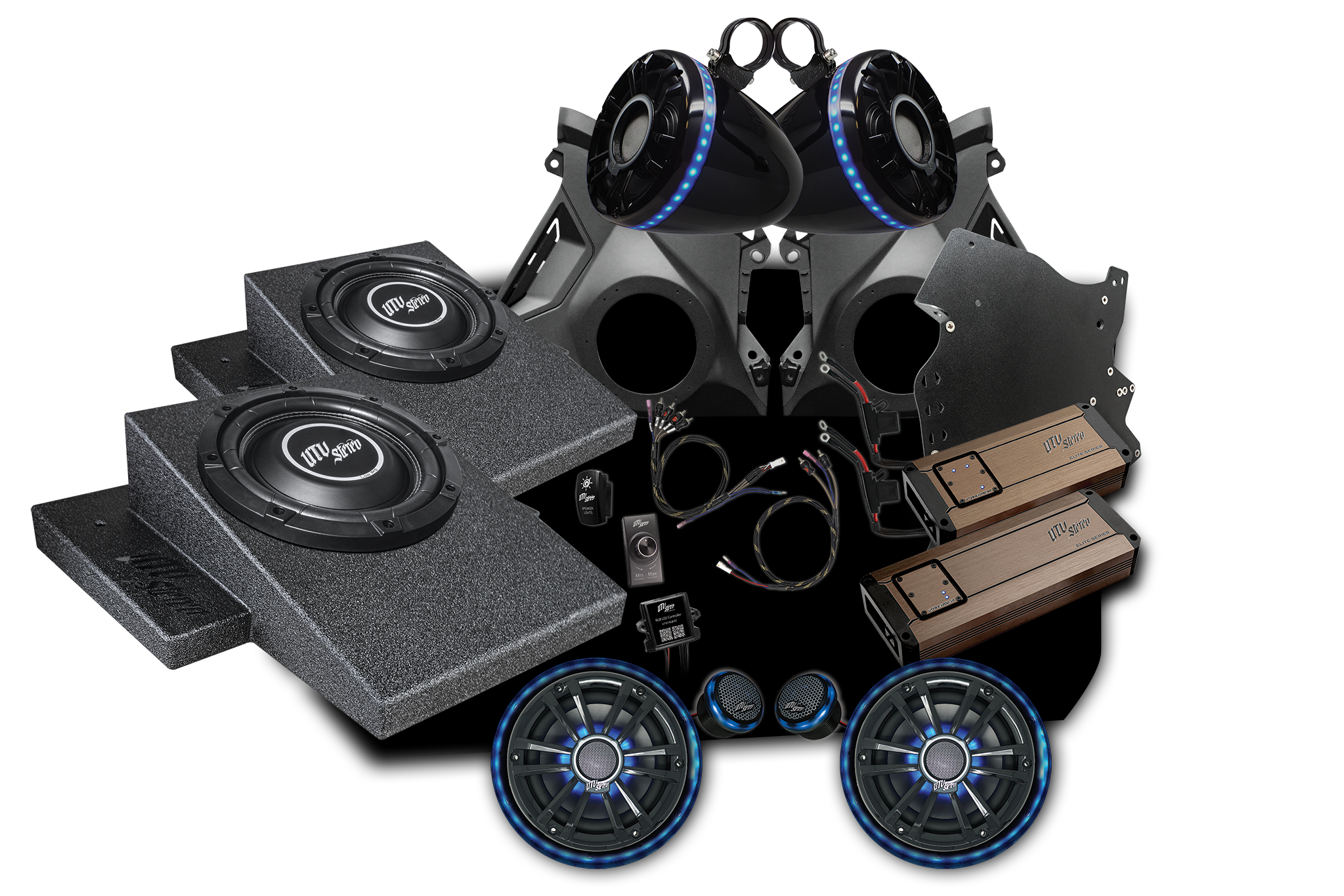Can-Am® Maverick R Elite Series Stage 7 Stereo Kit | UTVS-R-S7-E