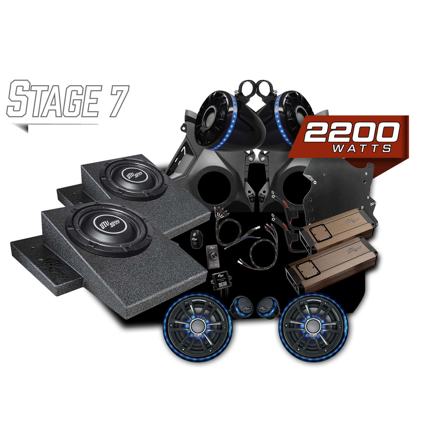 Can-Am® Maverick R Elite Series Stage 7 Stereo Kit | UTVS-R-S7-E