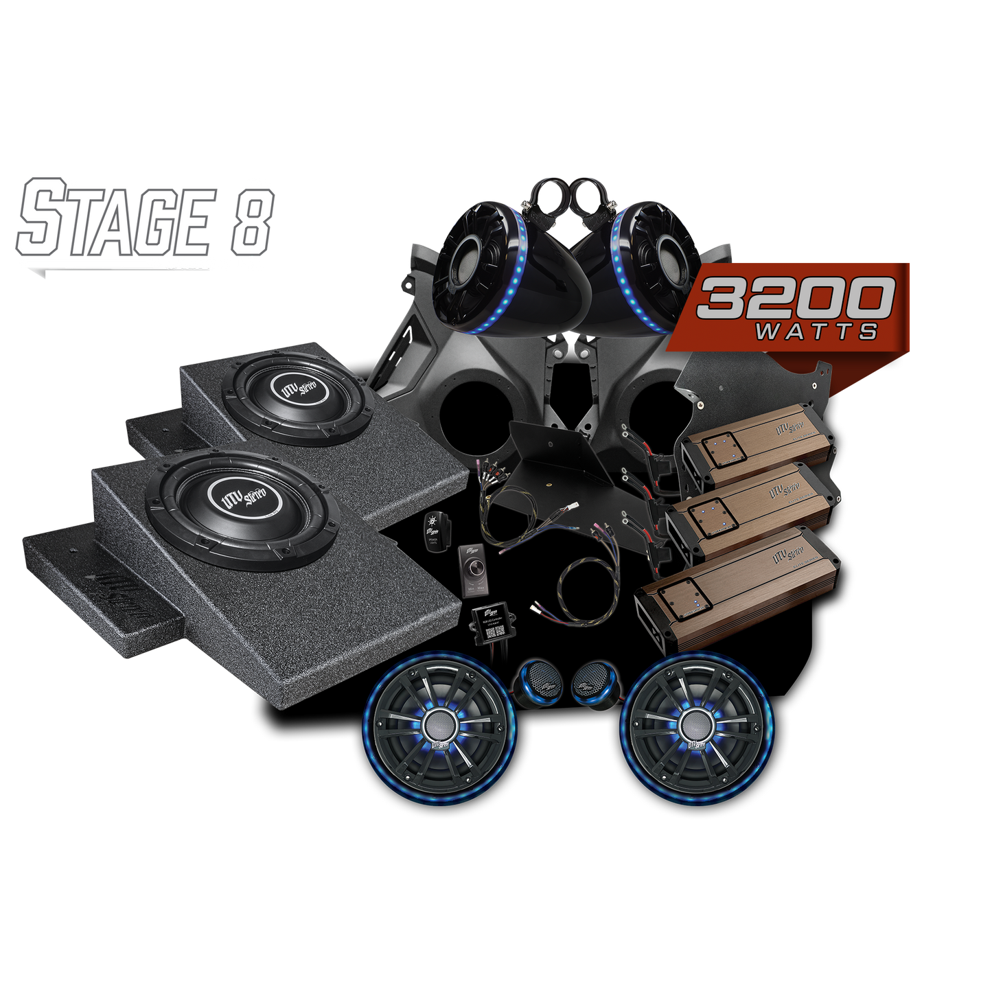 Can-Am® Maverick R Elite Series Stage 8 Stereo Kit | UTVS-R-S8-E