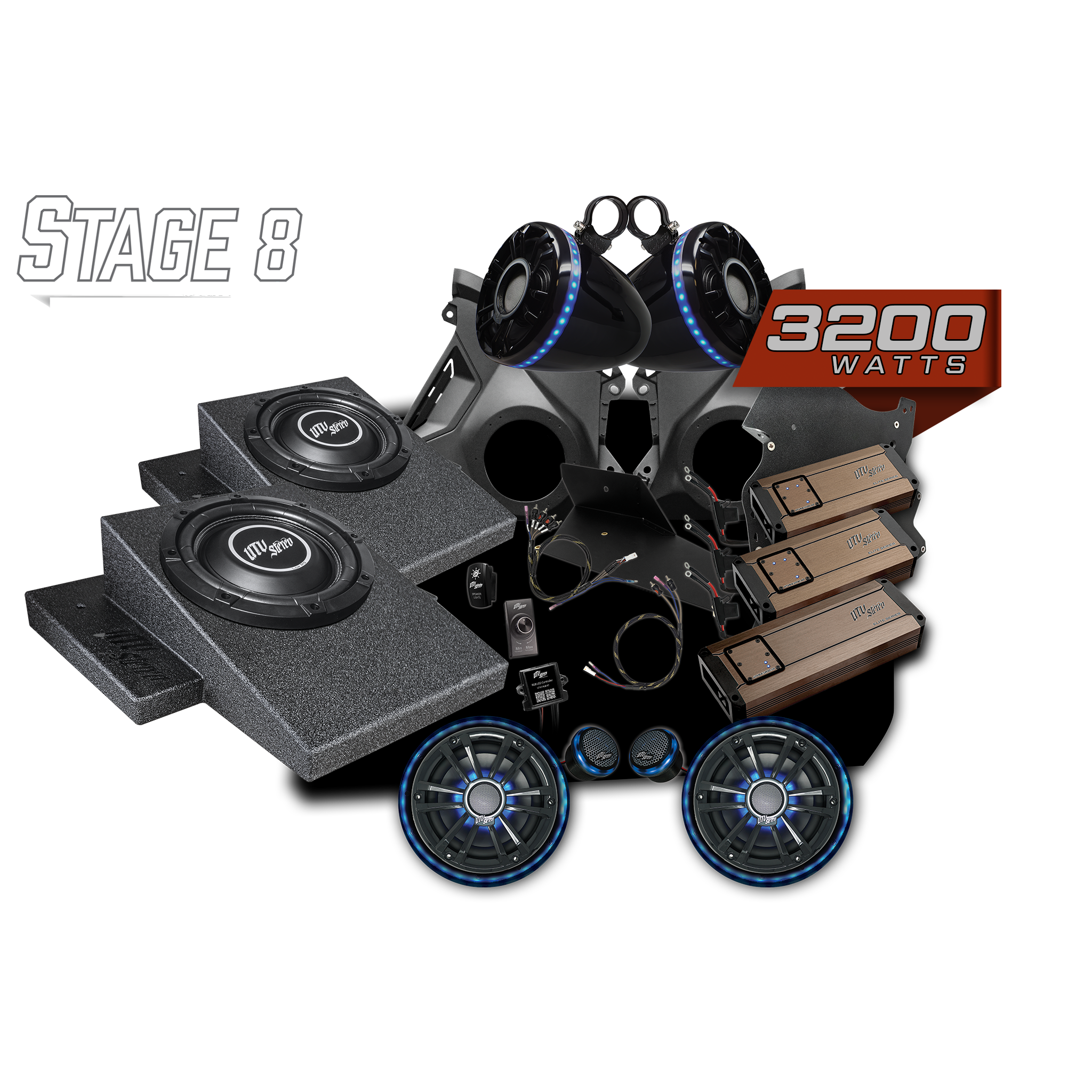 Can-Am® Maverick R Elite Series Stage 8 Stereo Kit | UTVS-R-S8-E
