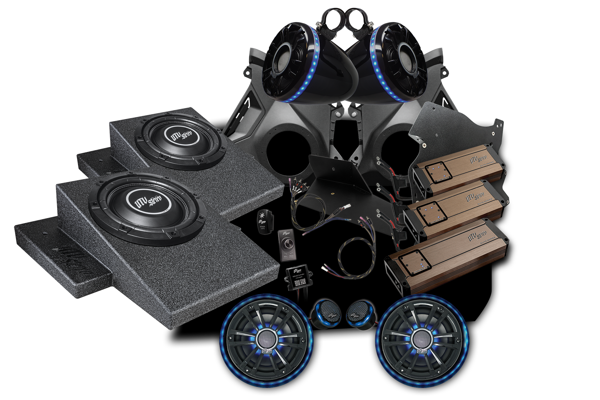 Can-Am® Maverick R Elite Series Stage 8 Stereo Kit | UTVS-R-S8-E