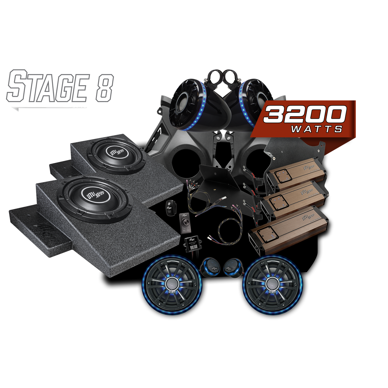 Can-Am® Maverick R Elite Series Stage 8 Stereo Kit | UTVS-R-S8-E