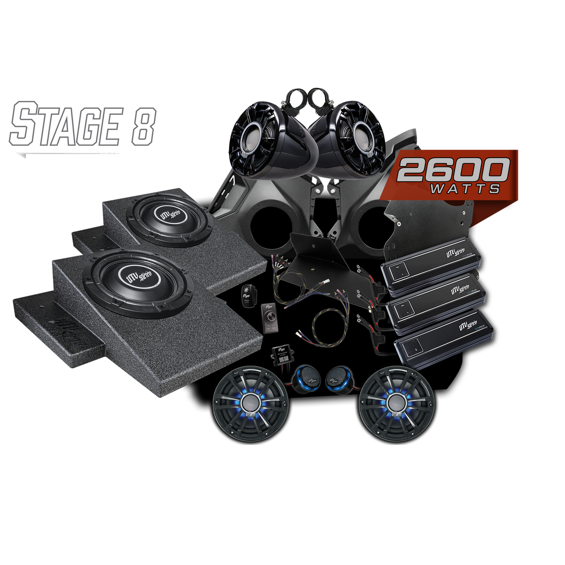 Can-Am Maverick R Signature Stage 8 Stereo Kit