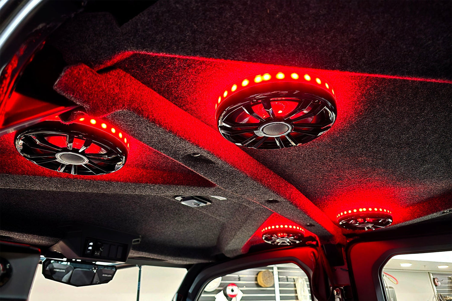 Polaris® Ranger 1500 Overhead Speaker Adapters (Pair) | UTVS-RNG-OSA-REAR