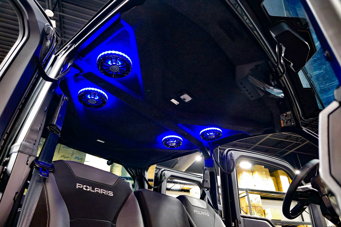 Polaris® Ranger 1500 Overhead Speaker Adapters (Pair) | UTVS-RNG-OSA-REAR