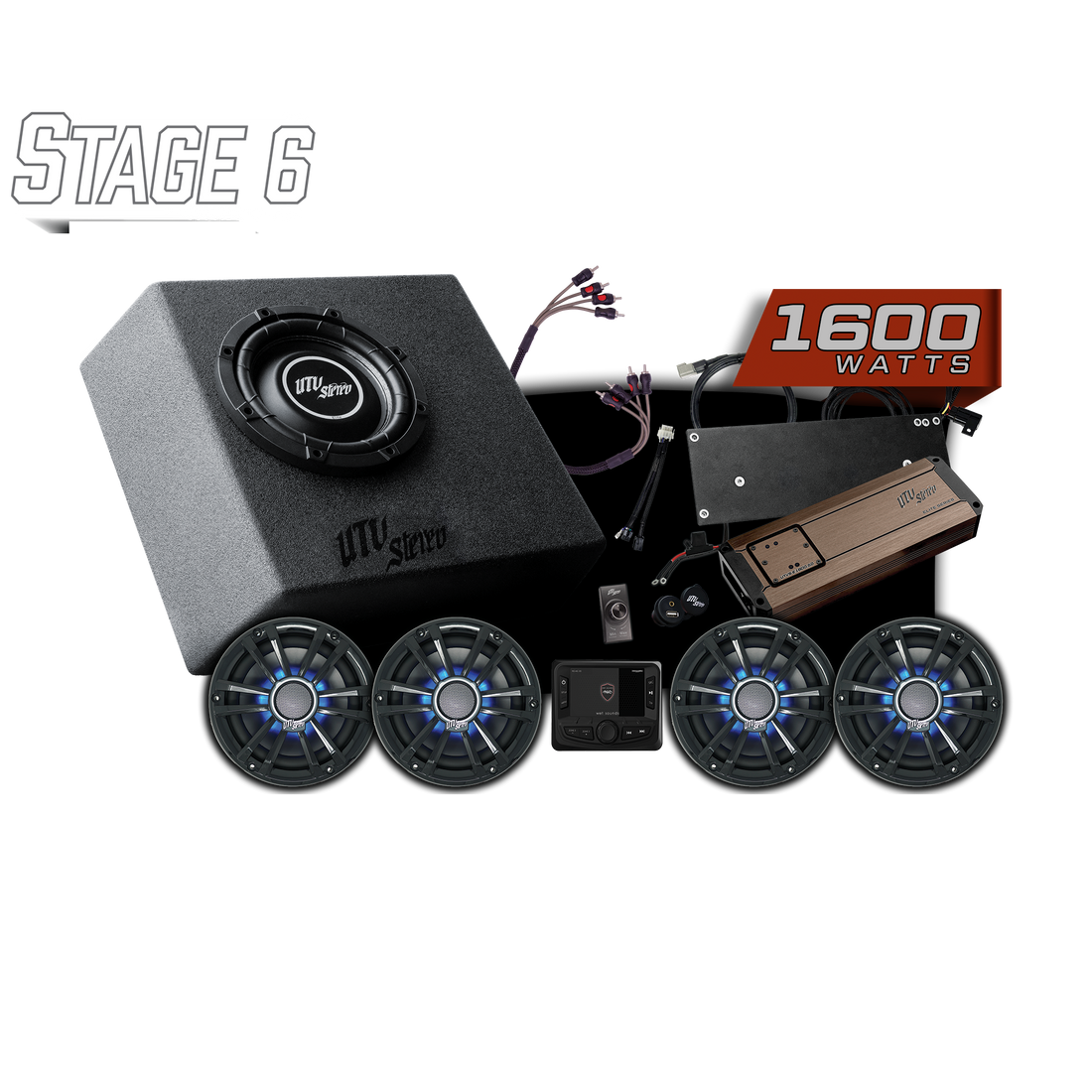 Speed UTV®  Elite Series Stage 6 Stereo Kit | UTVS-SPD-S6-E