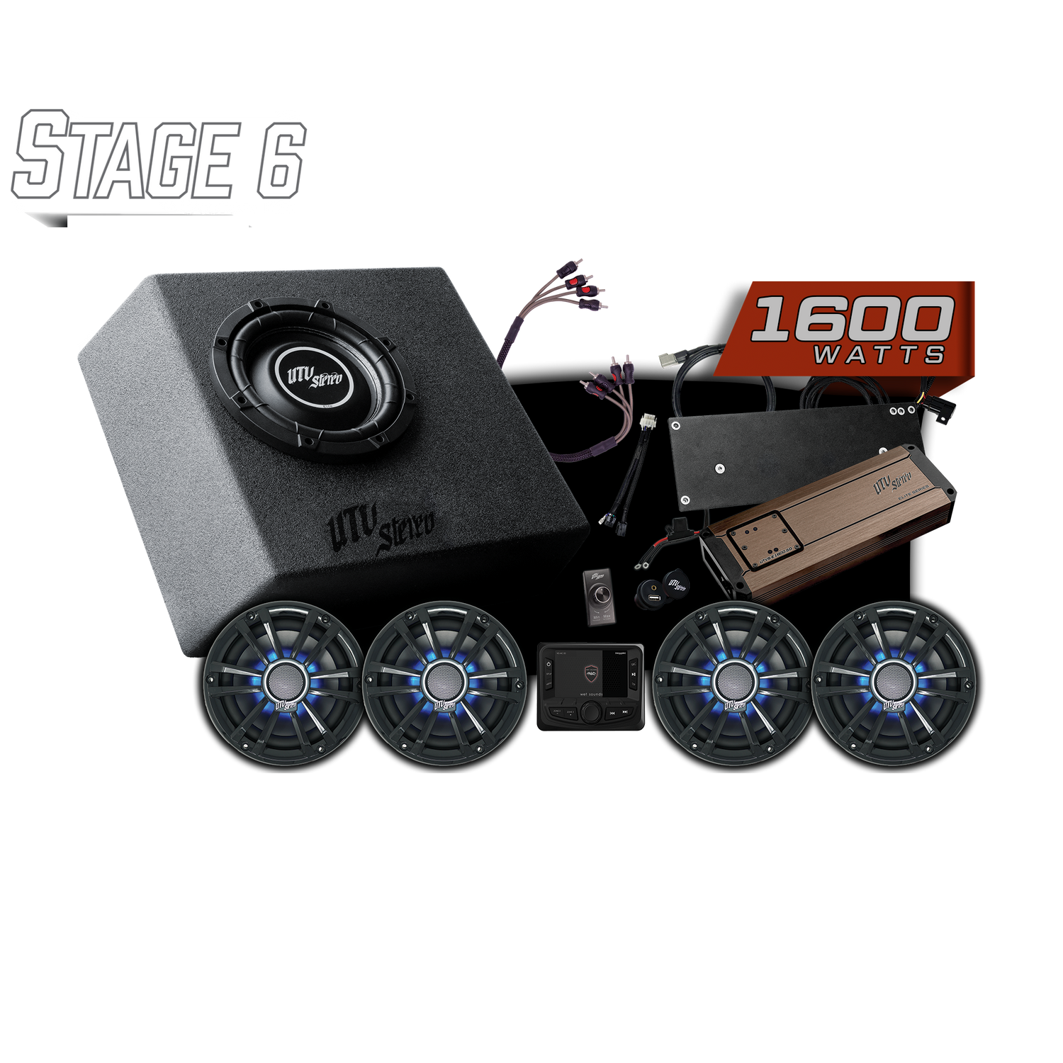 Speed UTV®  Elite Series Stage 6 Stereo Kit | UTVS-SPD-S6-E