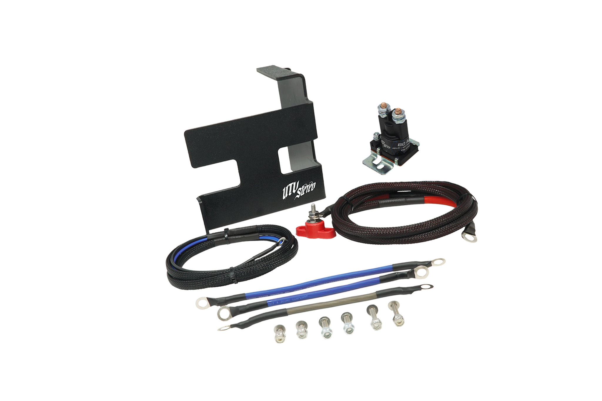 Can-Am® X3 2nd Battery Kit (Wire Kit &amp; Battery Mount Only) | UTVS-X3-2BATT-NB