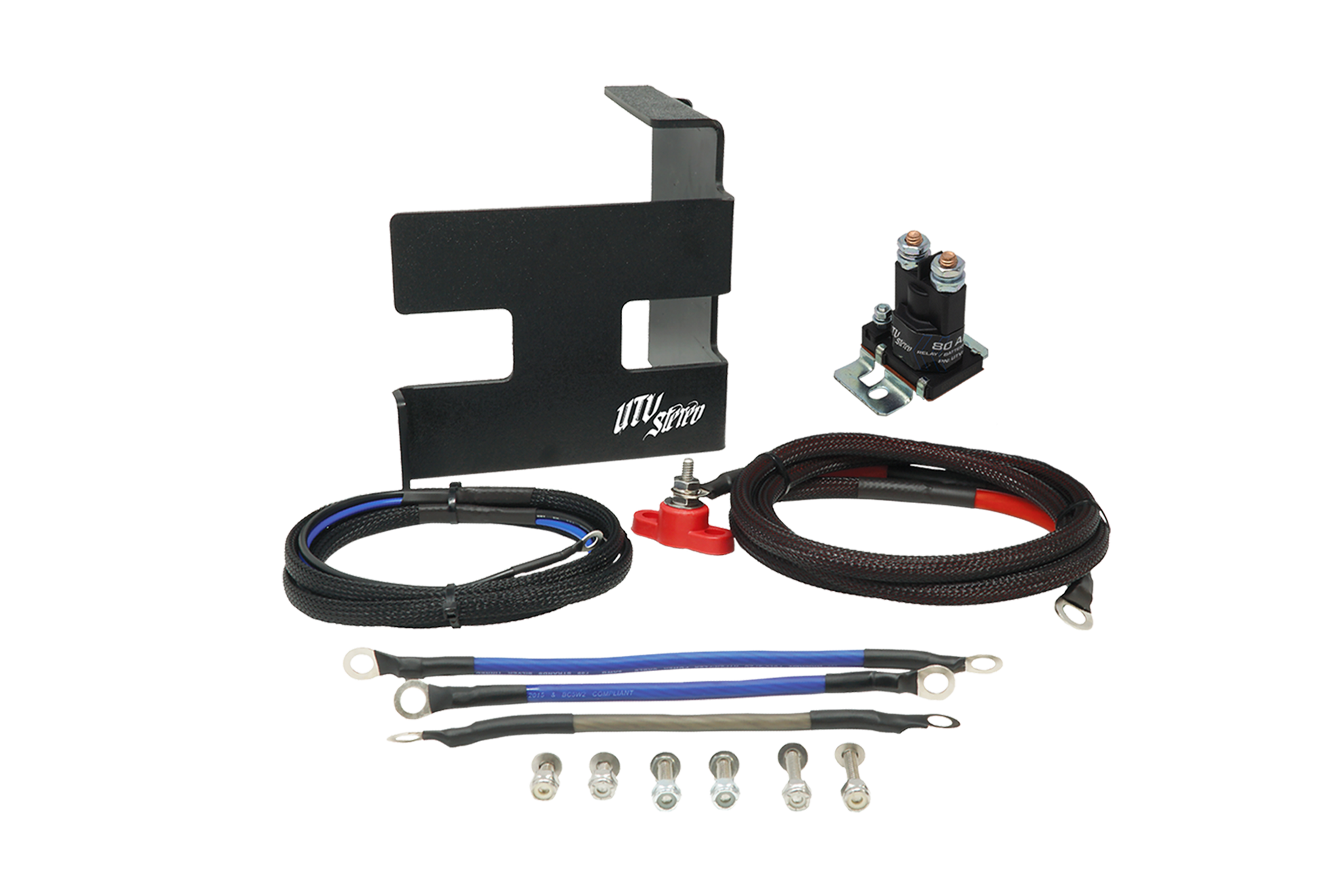Can-Am® X3 2nd Battery Kit (Wire Kit &amp; Battery Mount Only) | UTVS-X3-2BATT-NB