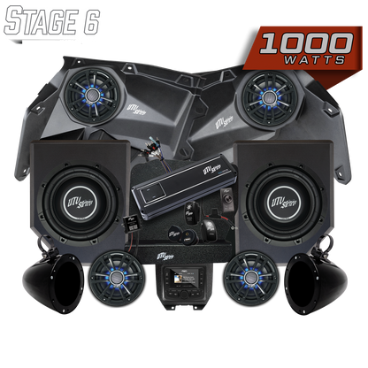Can-Am® X3 Signature Series Stage 6 Stereo Kit |  UTVS-X3-S6-S