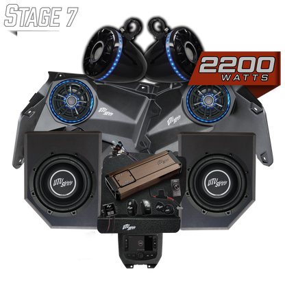 Can-Am® X3 Elite Series Stage 7 Stereo Kit | UTVS-X3-S7-E