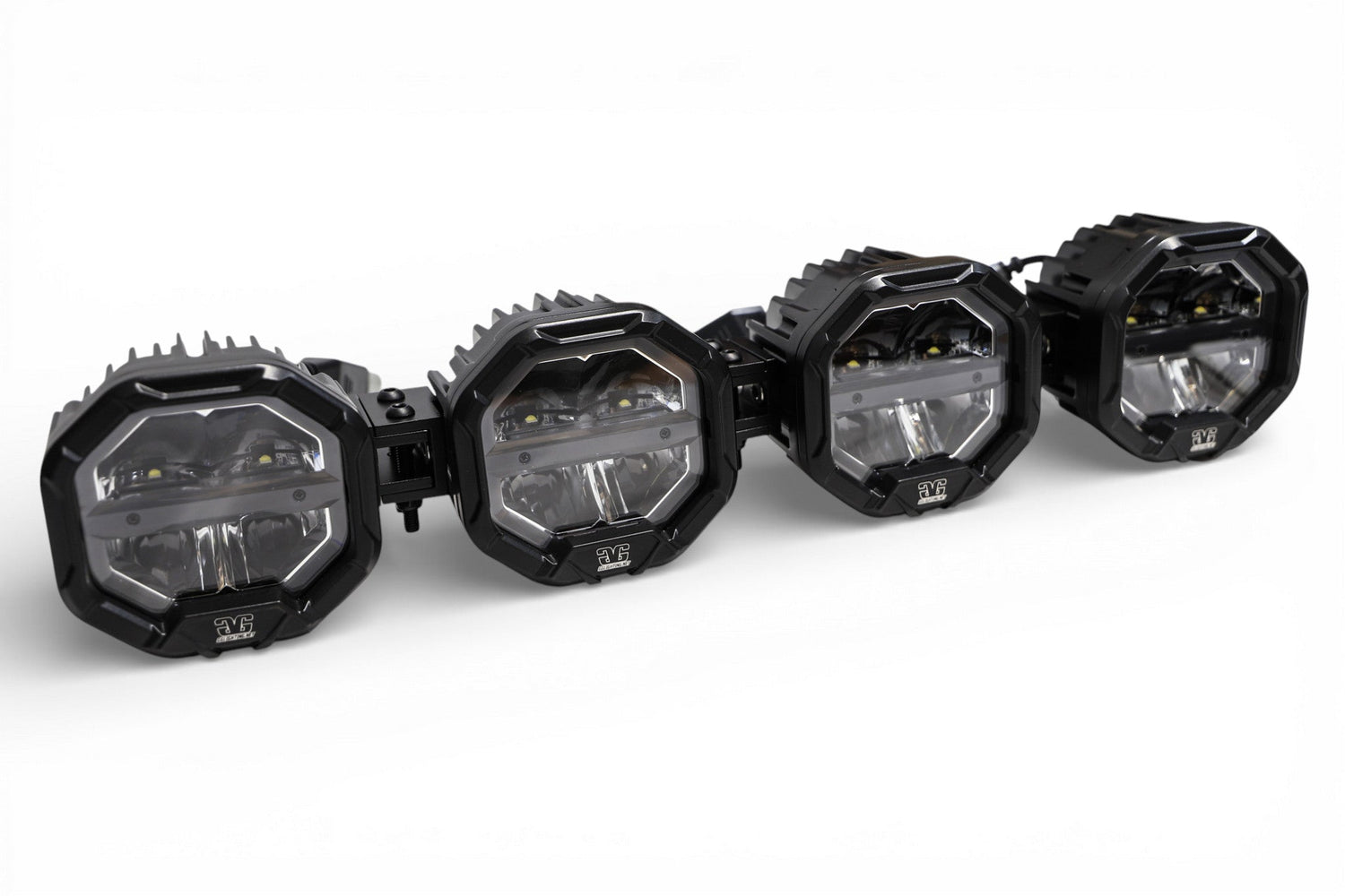 4 Light U-Con Interlocking Off Road LED Pod With Amber or White DRL Running Light