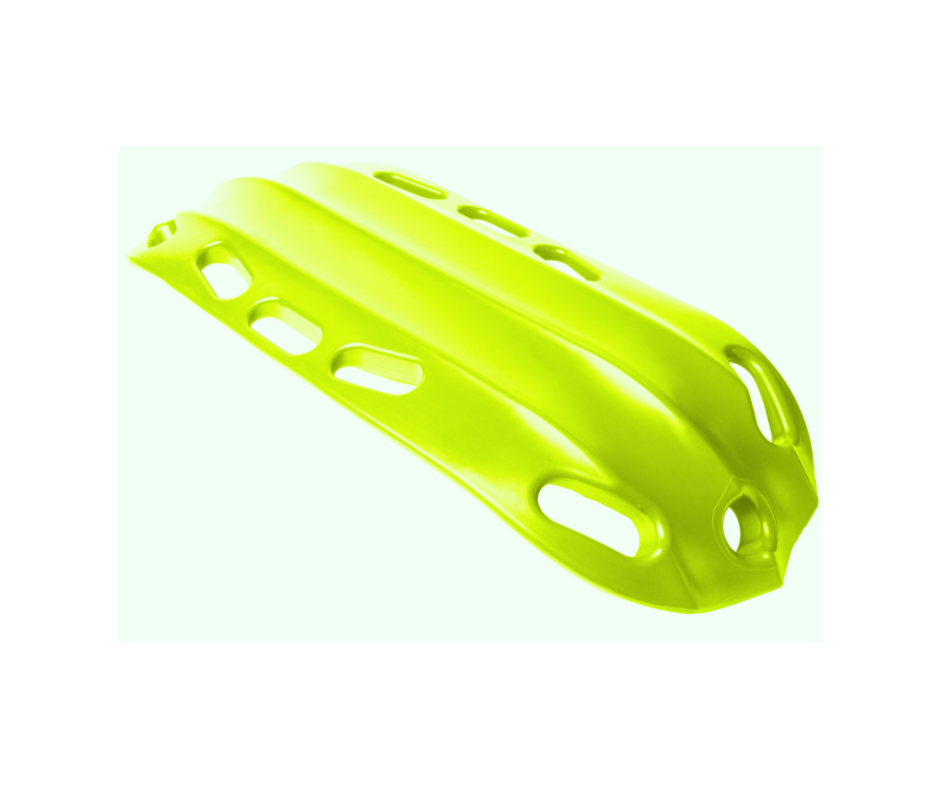 Fluorescent Green Safe Sled