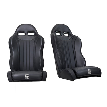 RZR PRO (Turbo R, Pro R, Pro) 2 and 4 Seater Suspension "Weekender" Series Pair of Front Bucket Seats W/ Quick Mount Bracket (2020-2025)