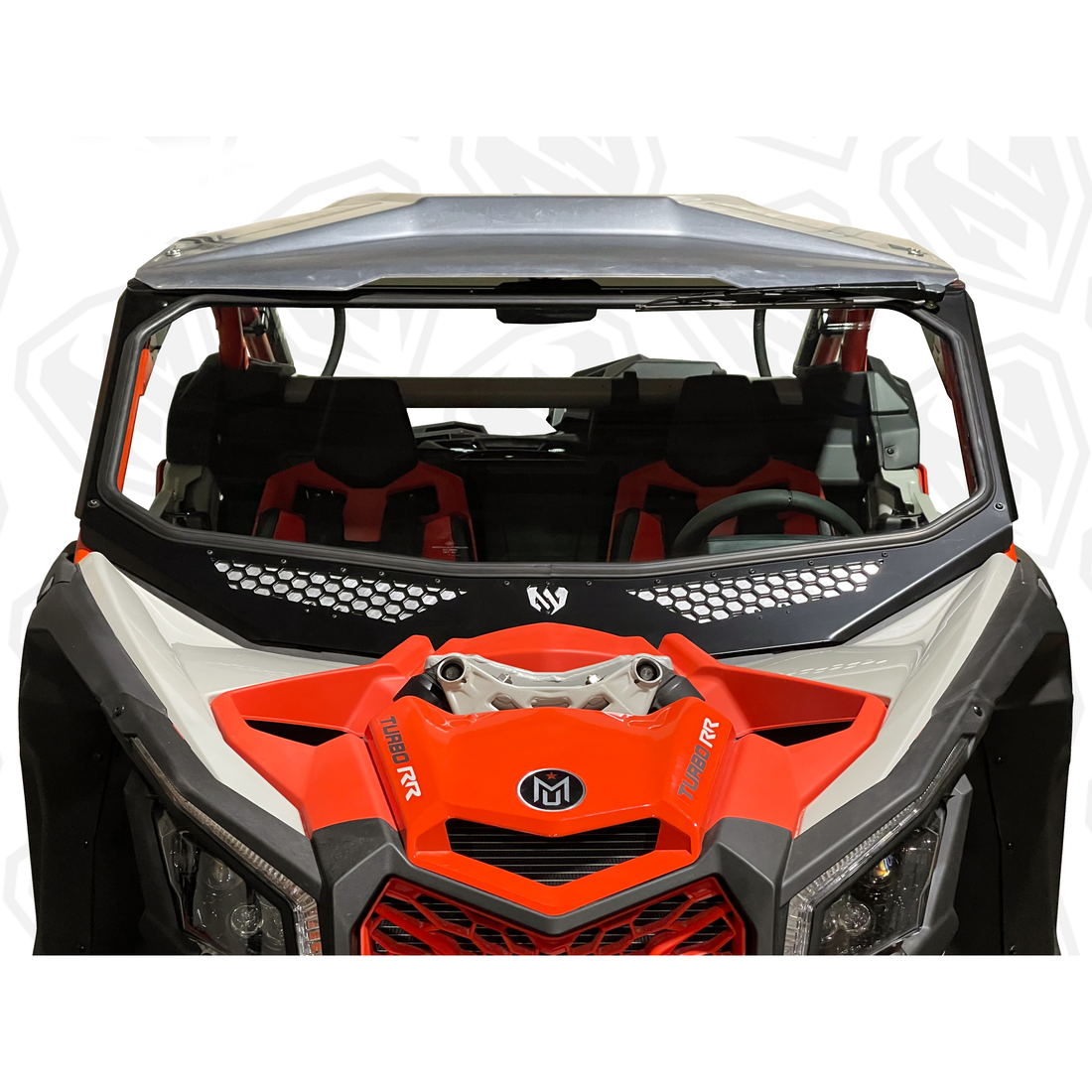2017-2025 Can Am X3 Full Glass Windshield - Two Vent