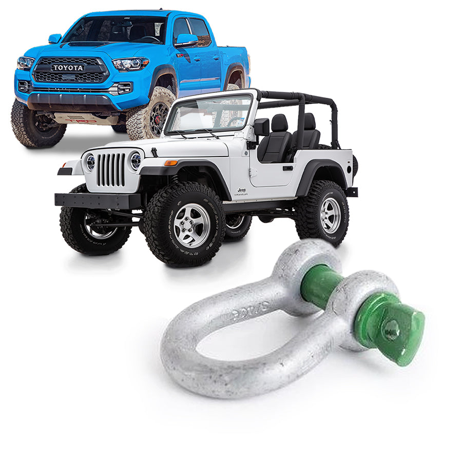 Green Pin Bow Shackle SC Yankum Ropes