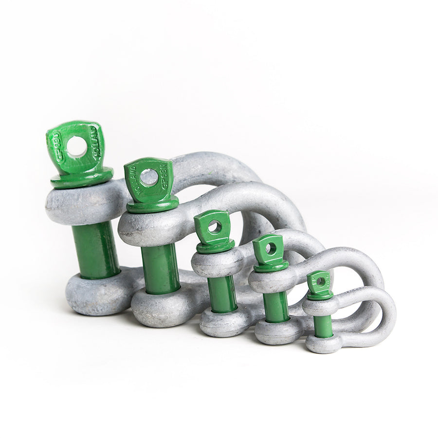 Green Pin Bow Shackle SC Yankum Ropes