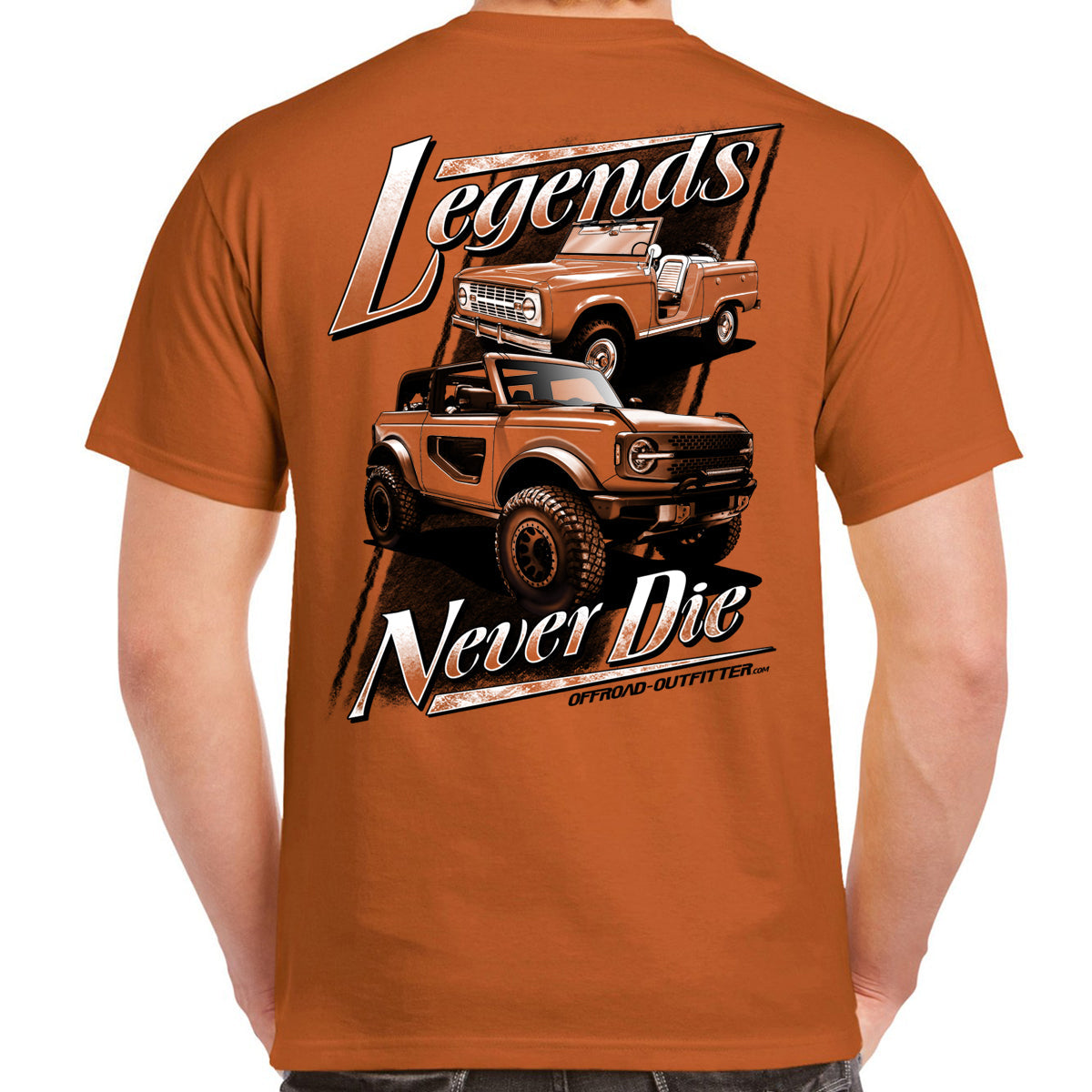 Legends Never Die Bronc T-shirt