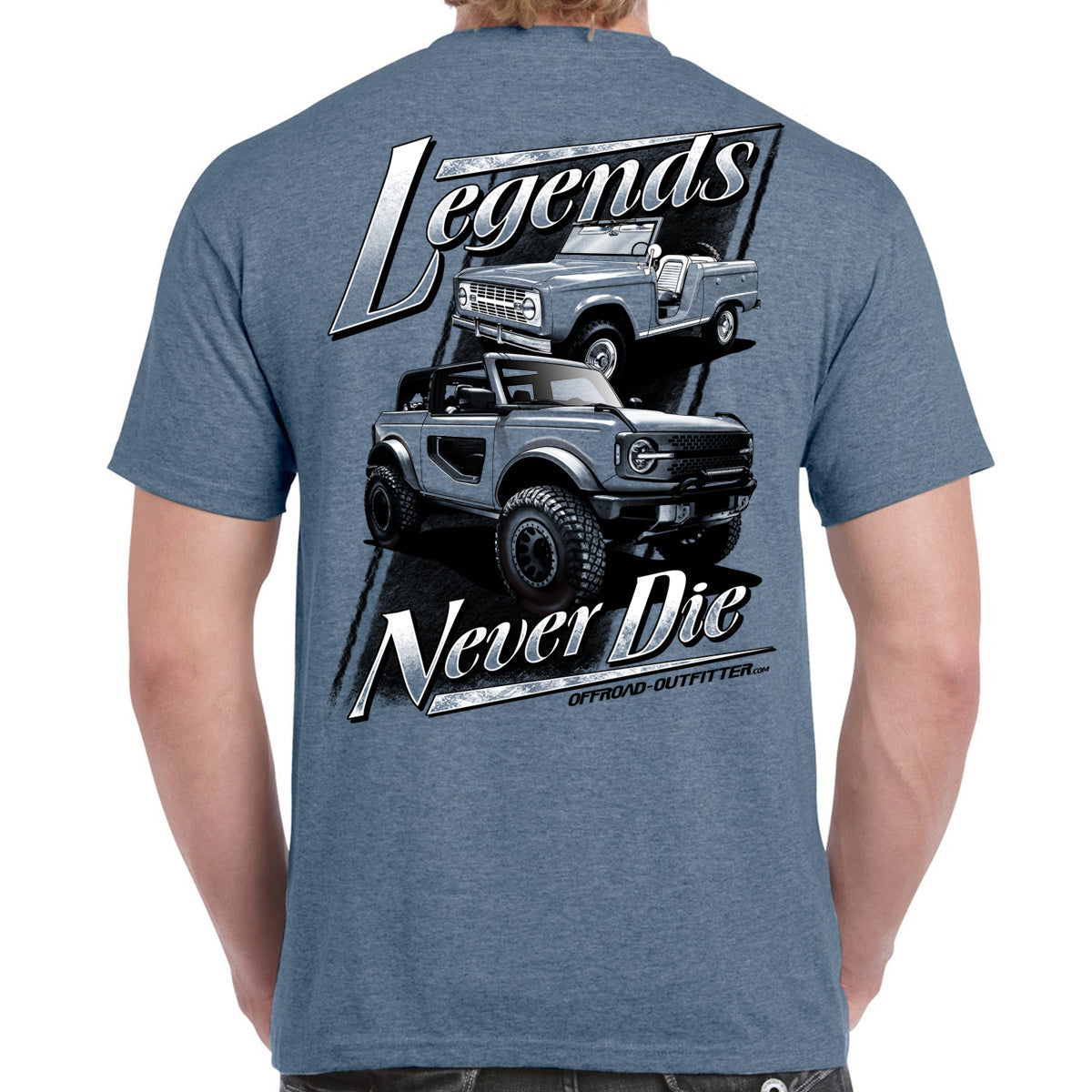 Legends Never Die Bronc T-shirt