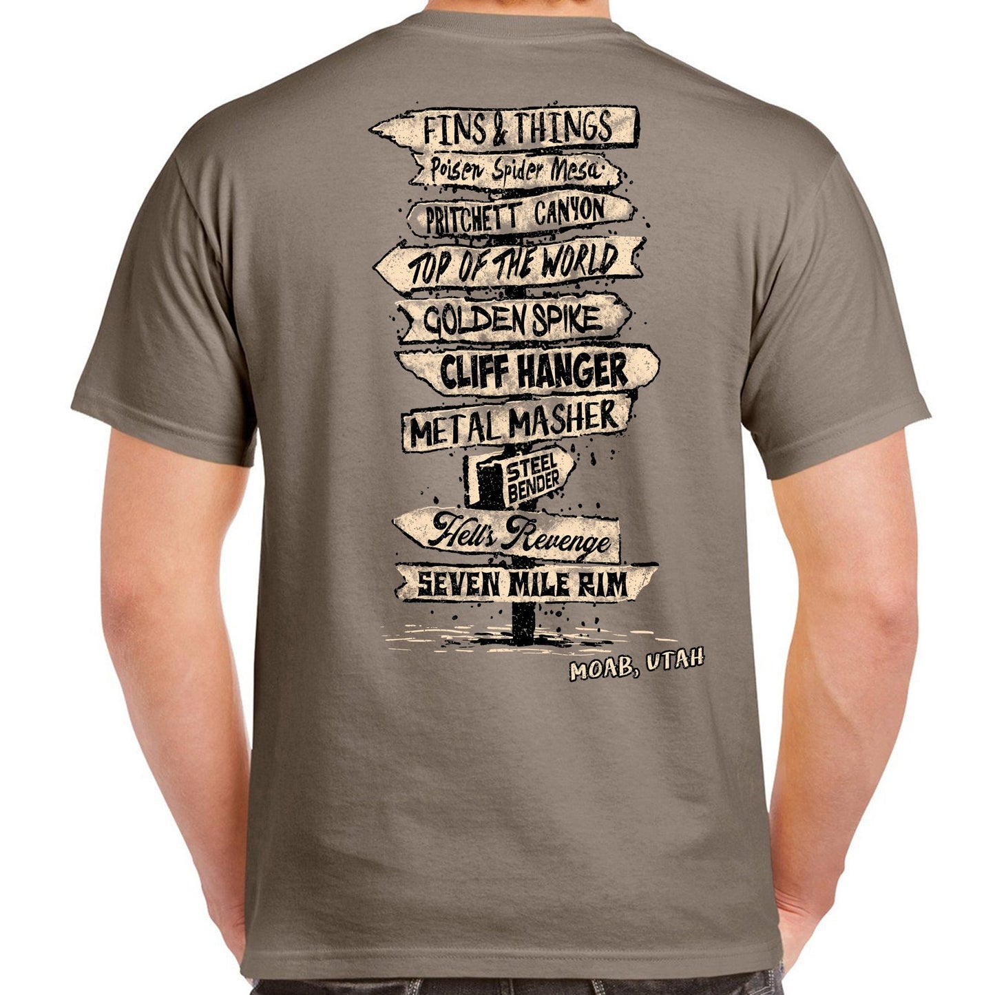Moab Trails Sign T-Shirt