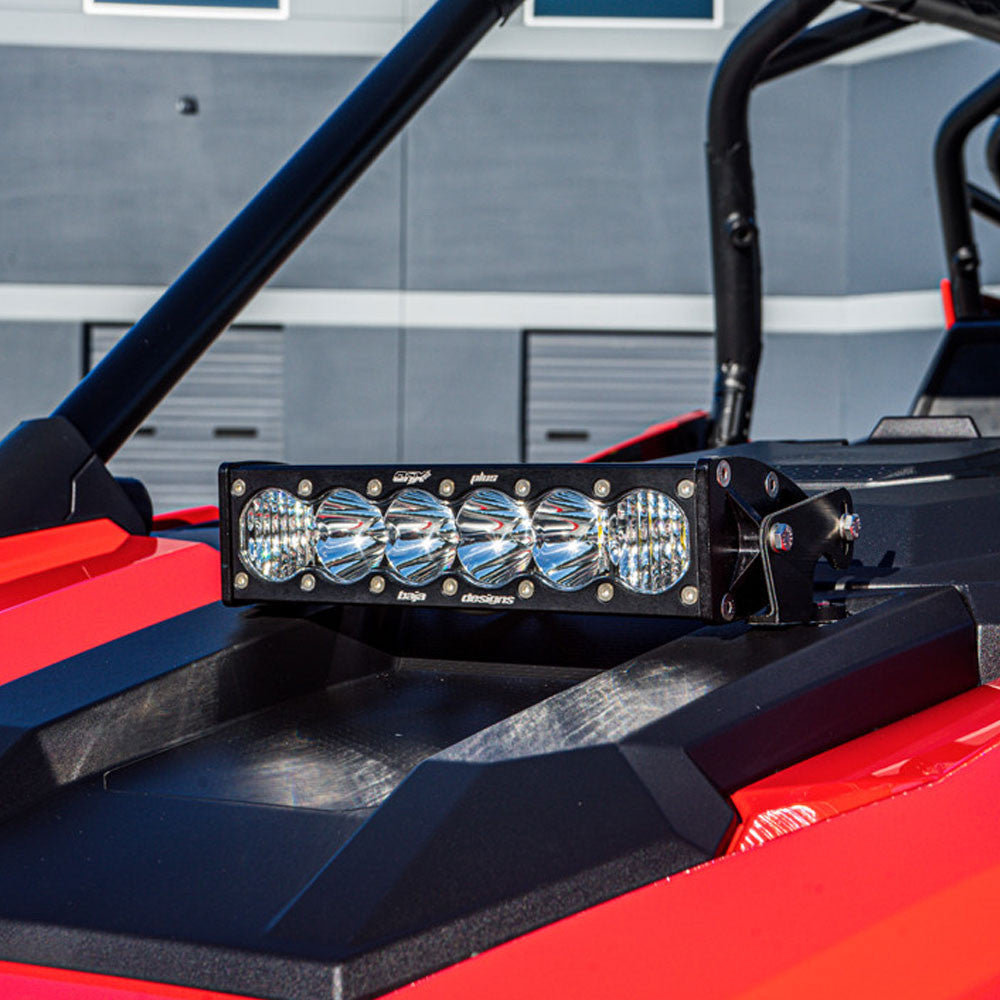 Polaris RZR OnX6+ 10" Hood Light Bar Kit | 2020–2024