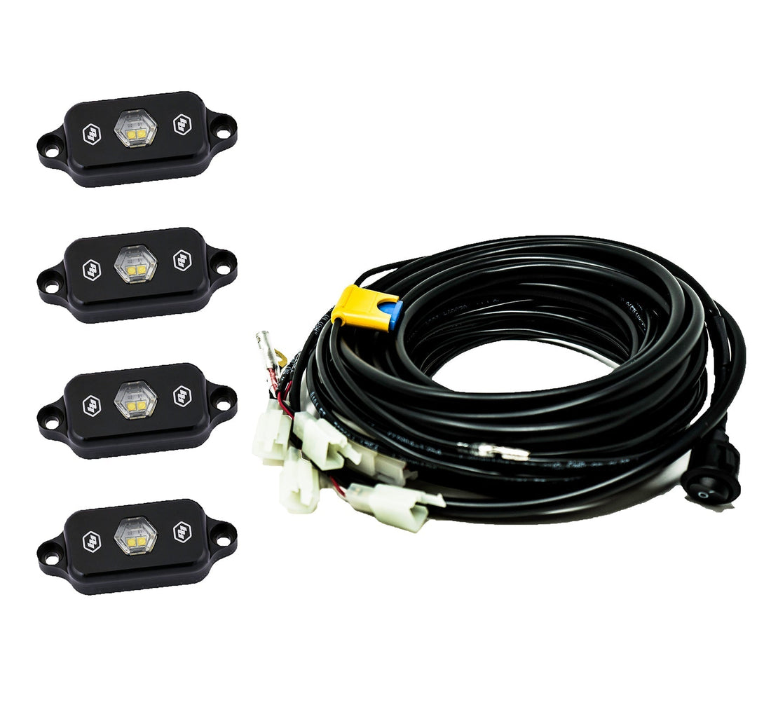 Baja Designs Universal LED Rock Light Kit – 4 Pods