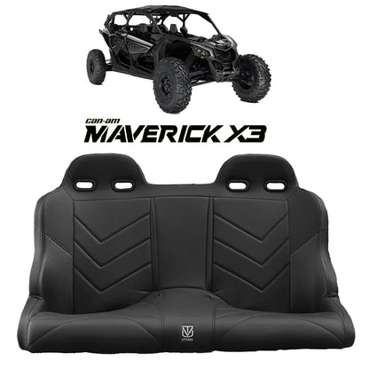 Maverick X3 Rear Bench Seat W Harnesses (2017+)