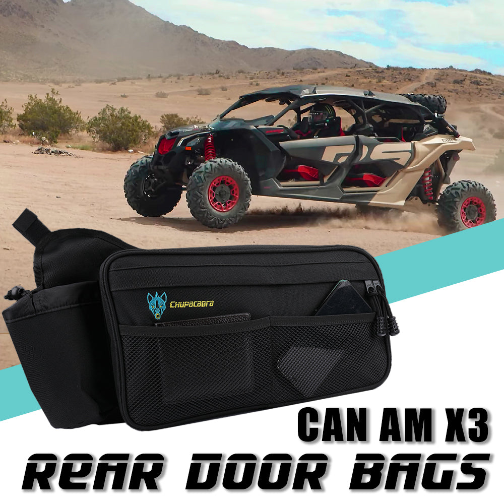 Can Am X3 Rear Door Bags Set of Two Right &amp; Left