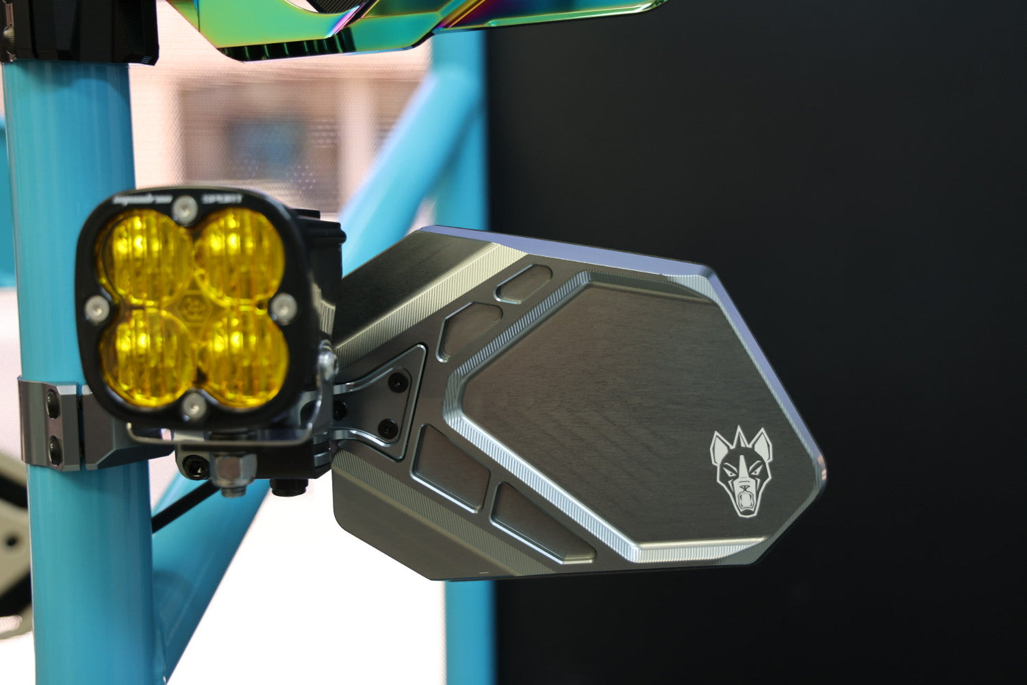 Cuero Pro UTV Side Mirror Titanium