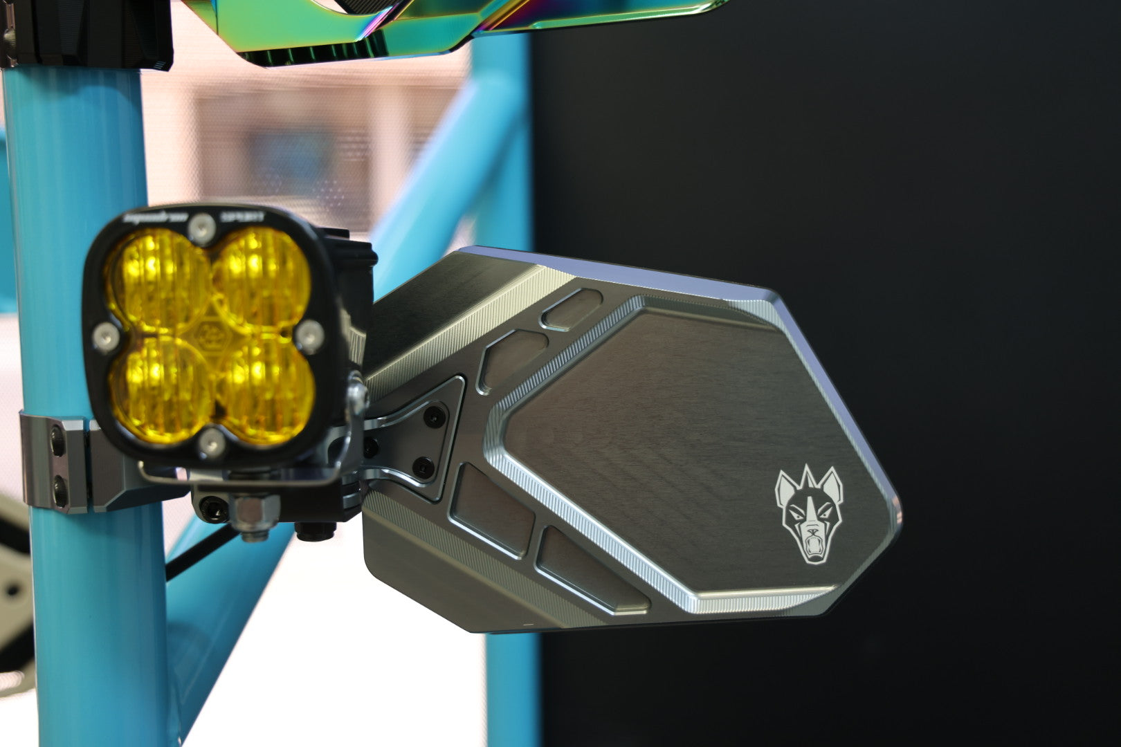 Cuero Pro UTV Side Mirror Titanium